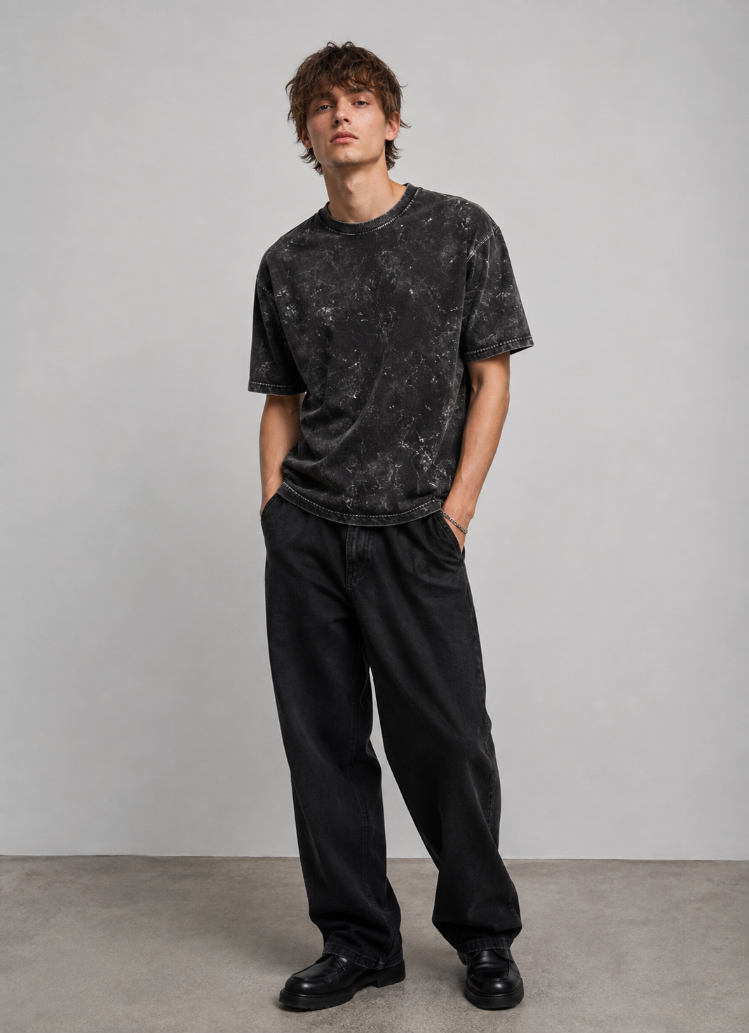 Acid Washed Oversized Tee