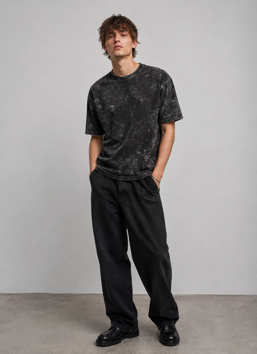 Acid Washed Oversized Tee